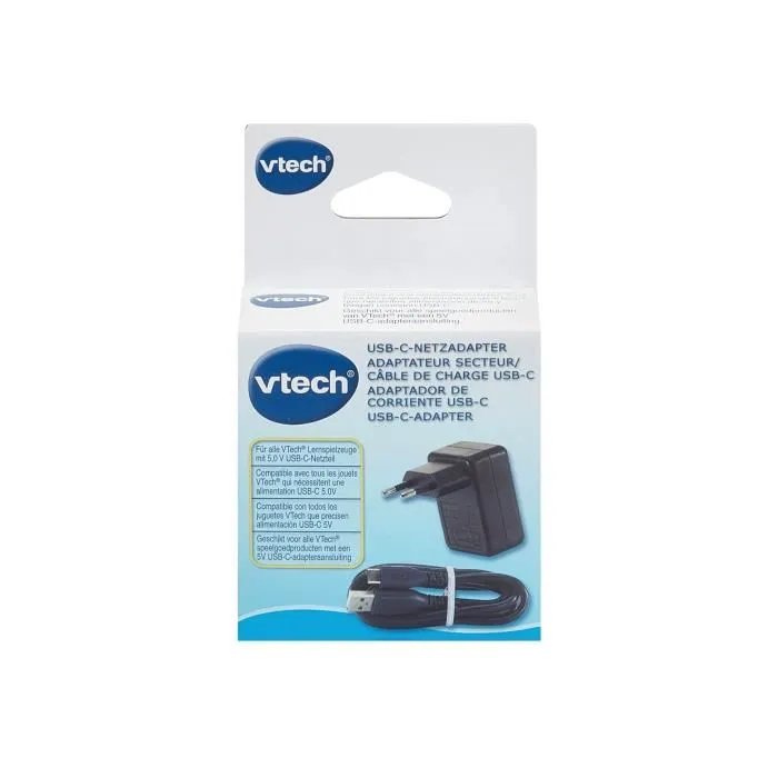 Vtech VTE3417764244491 Adaptador de Corriente USB C Oficial - Idioma francés