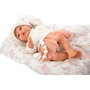 Muñecas Arias Muñeca Reborn Julia Rosa con Cojín
