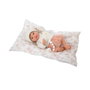 Muñecas Arias Muñeca Reborn Julia Rosa con Cojín