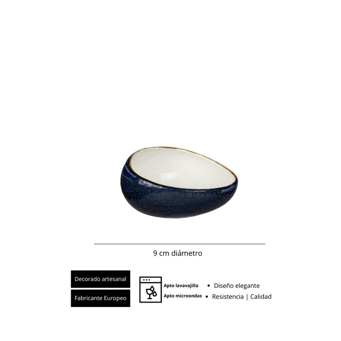 Summa Moon Blue Bol Inclinado Azul Set de 6 Summa Moon Blue Bol Inclinado Azul Set de 6