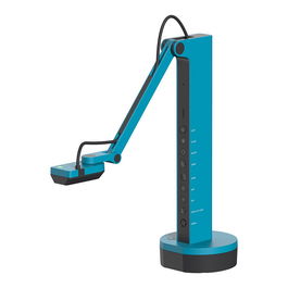 IPEVO VZ-X Dokumentenkamera Visualizer, 8MP, Resolución 3264 x 2448, USB 2.0, HDMI, para Windows/Mac, Color Azul