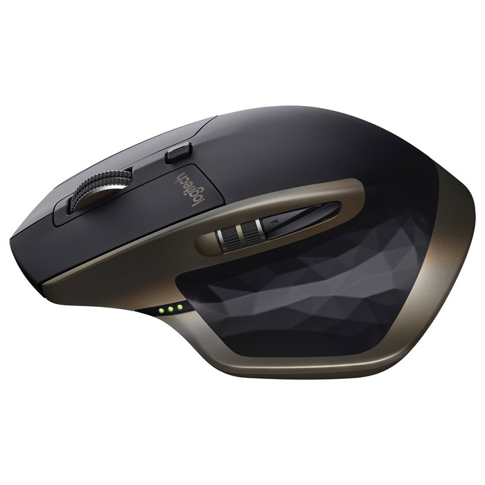 Logitech MX Master Ratón Inalámbrico RF + Bluetooth Láser 1000 DPI Negro Bronce