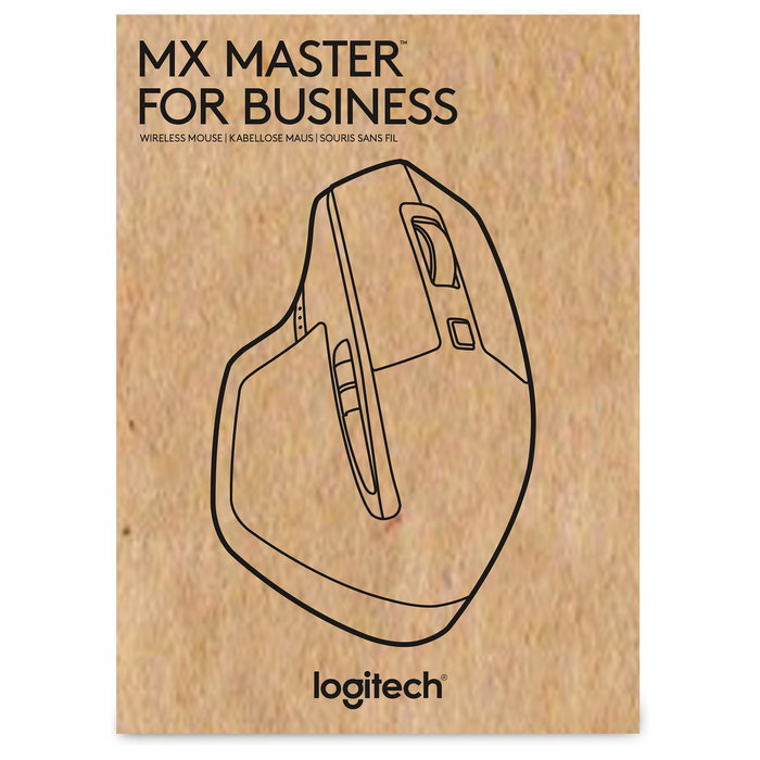 Logitech MX Master Ratón Inalámbrico RF + Bluetooth Láser 1000 DPI Negro Bronce
