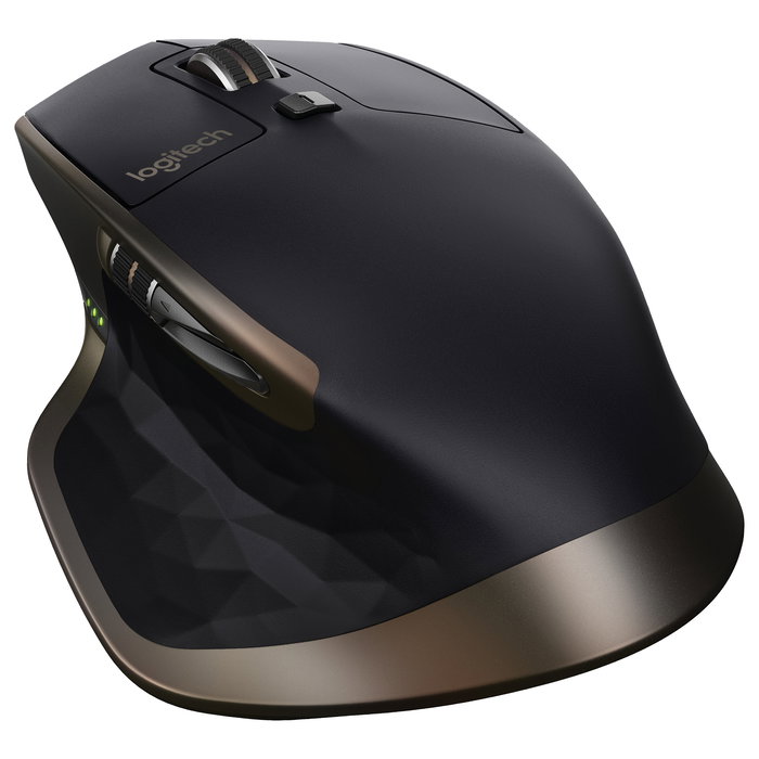 Logitech MX Master Ratón Inalámbrico RF + Bluetooth Láser 1000 DPI Negro Bronce