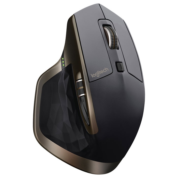 Logitech MX Master Ratón Inalámbrico RF + Bluetooth Láser 1000 DPI Negro Bronce