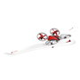 AMEWI Air Genius 3in1 Drone rojo/8+ Cuadricóptero 2.4GHz 4 rotores 300 mAh