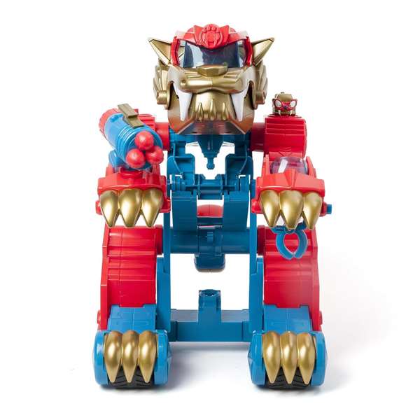 Superthings PSTSP112IN120 Tigerbot, Juguete Transformable de Robot a Vehículo para Niños +3 Años