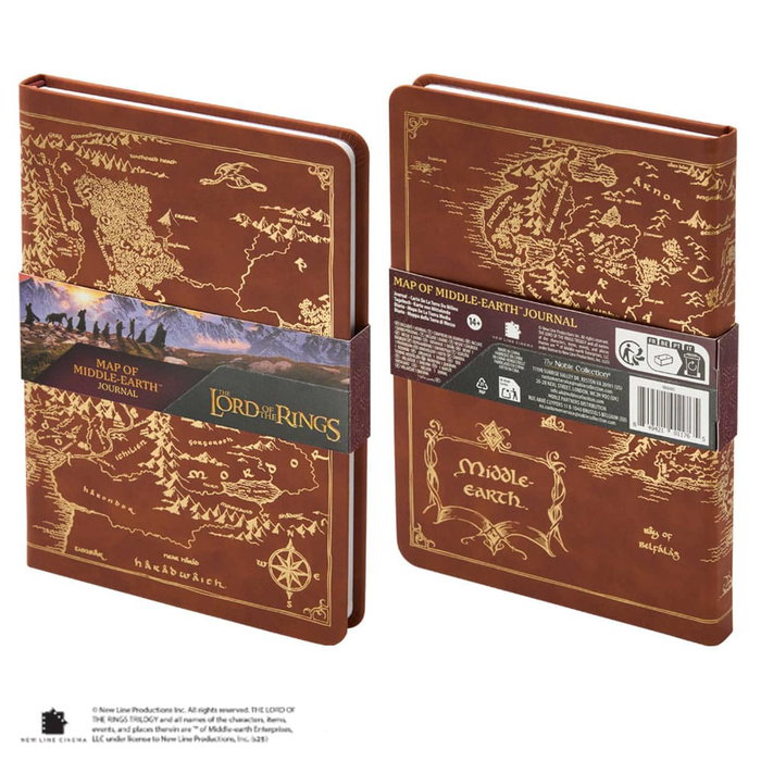 El Señor de los Anillos Diario de Map of Middle-Earth 240 páginas