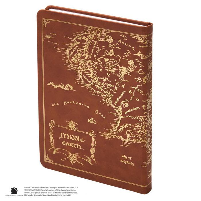 El Señor de los Anillos Diario de Map of Middle-Earth 240 páginas