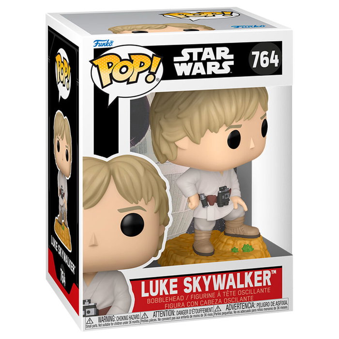 FUNKO Figura POP Star Wars Luke Skywalker Figura Vinilo 9cm