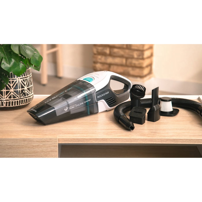 Cecotec Conga Rockstar Hand 8.4 V, Aspiradora de mano Gris y Blanco