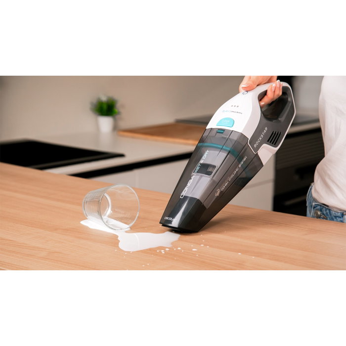 Cecotec Conga Rockstar Hand 8.4 V, Aspiradora de mano Gris y Blanco