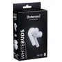 Intenso Buds T302A Auriculares Inalámbricos True Wireless (TWS) con Cancelación Activa de Ruido (ANC), Bluetooth 5.3, 35h Autonomía, Blanco