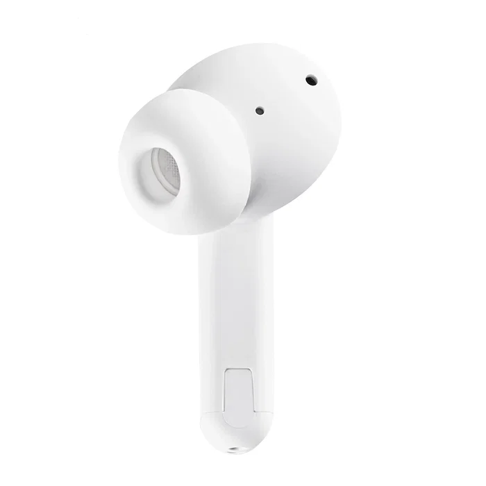 Intenso Buds T302A Auriculares Inalámbricos True Wireless (TWS) con Cancelación Activa de Ruido (ANC), Bluetooth 5.3, 35h Autonomía, Blanco