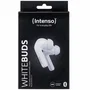 Intenso Buds T302A Auriculares Inalámbricos True Wireless (TWS) con Cancelación Activa de Ruido (ANC), Bluetooth 5.3, 35h Autonomía, Blanco