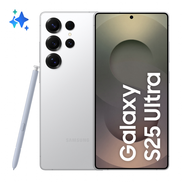 Samsung Galaxy S25 Ultra Smartphone 512GB 12GB RAM Pantalla 6.9" Dynamic AMOLED 120Hz Snapdragon 8 Elite 5G Cámara 200MP IP68 Android 15 Negro, Plata, Blanco