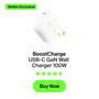 Belkin BoostCharge 100W USB-C GaN WCH025kqWH Blanco