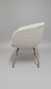 BORDECOR Silla giratoria Dalim en blanco y beige