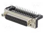 HARTING Conector D-Sub 25 pines hembra para PCB 90°