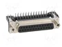 HARTING Conector D-Sub 25 pines hembra para PCB 90°