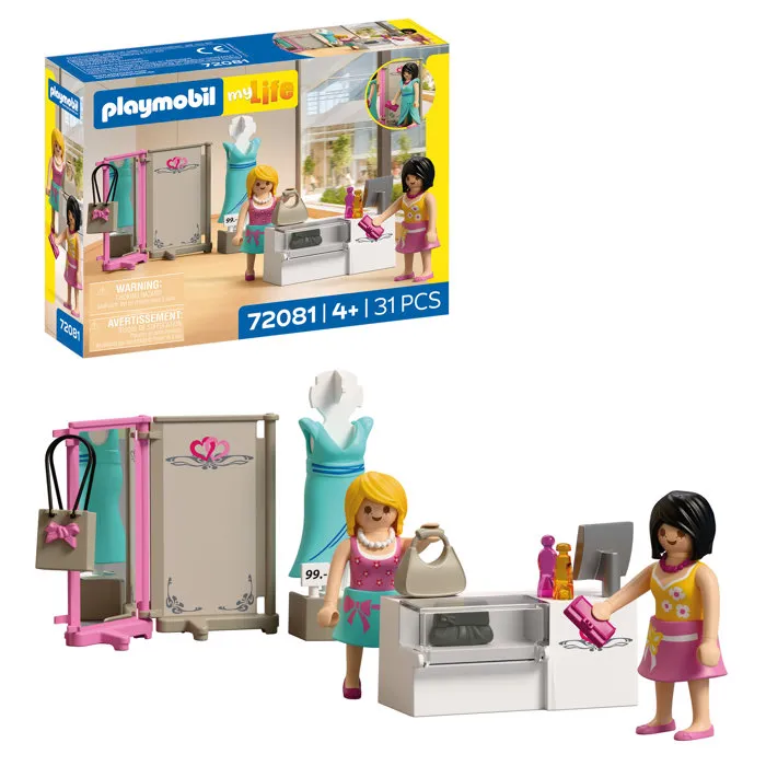 PLAYMOBIL Boutique de Moda My Life 72081 PLAYMOBIL Boutique de Moda My Life 72081