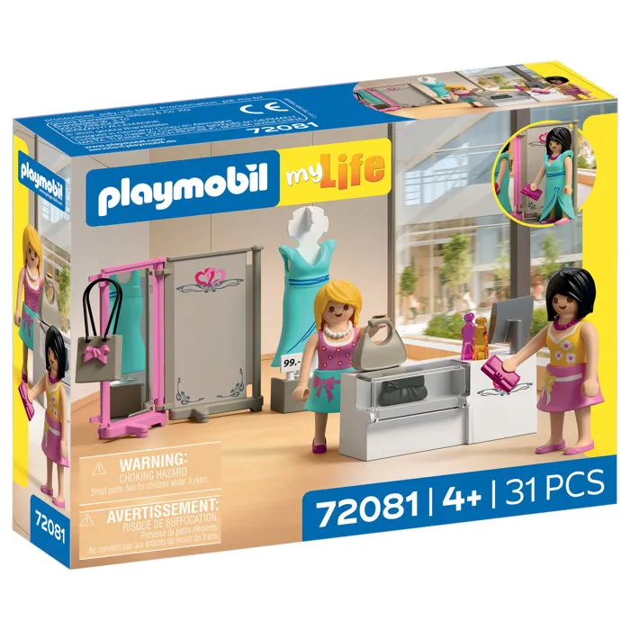 PLAYMOBIL Boutique de Moda My Life 72081 PLAYMOBIL Boutique de Moda My Life 72081