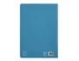 Liderpapel Cuaderno espiral A4 Pautaguía tapa blanda 80 hojas 75gr cuadro pautado 2,5mm color azul