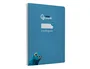 Liderpapel Cuaderno espiral A4 Pautaguía tapa blanda 80 hojas 75gr cuadro pautado 2,5mm color azul