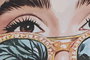 DKD Home Decor Cuadro Lienzo Marylin Audrey Surtido de 2 unidades 82,5x122,5 cm