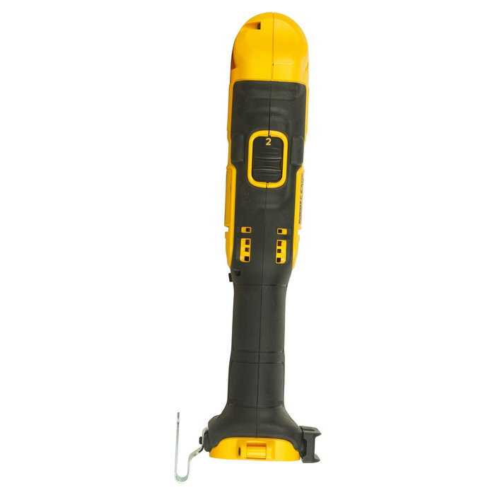DeWALT DCD740NT-XJ Taladro de Ángulo Recto 18V Sin Llave - Capacidad 44.5 mm, 2000 RPM, Negro/Amarillo