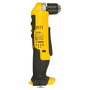 DeWALT DCD740NT-XJ Taladro de Ángulo Recto 18V Sin Llave - Capacidad 44.5 mm, 2000 RPM, Negro/Amarillo