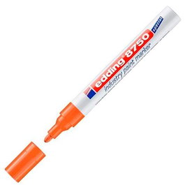 Edding Marcador Permanente Tinta Opaca Industrial 8750 Naranja Set 10 Unidades (Set de 10)