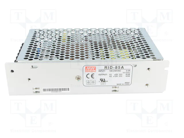 MEAN WELL RID-85A Alimentador de Módulo 88W 5V/12V