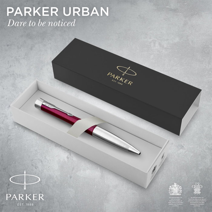 Parker Urban Twist Magenta con punta media y tinta azul Parker Urban Twist Magenta con punta media y tinta azul