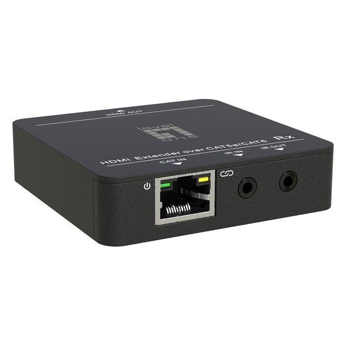 Level One HVE-9006 Extensor HDMI sobre Cat.5/6 hasta 50 Metros Full HD 1080P Inalámbrico Negro