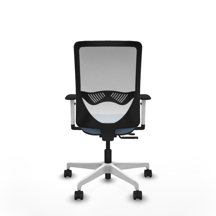 PIQUERAS Y CRESPO Silla de oficina Zulema con mecanismo Sincro/Traslack, Azul cielo y Blanco PIQUERAS Y CRESPO Silla de oficina Zulema con mecanismo Sincro/Traslack, Azul cielo y Blanco