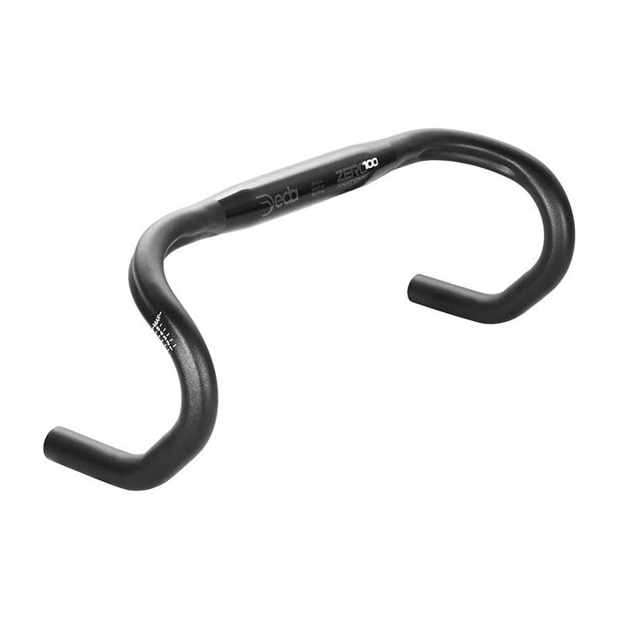 Deda Manillar Zero100 Anatomic 440mm Aluminio 7075 Compatible Di2 Negro Brillo Mate Deda Manillar Zero100 Anatomic 440mm Aluminio 7075 Compatible Di2 Negro Brillo Mate