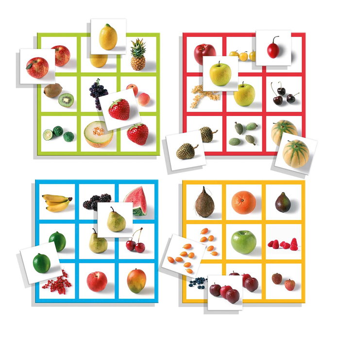 DISET Loto de las Frutas 68943 Juego Educativo Español para Niños +3 Años