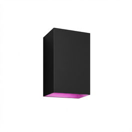 Philips White & Col. Amb. Resonate Wandleuchte schwarz 1200lm 2er