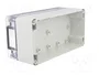 FIBOX EURONORD Carcasa Universal de Policarbonato Gris