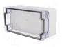 FIBOX EURONORD Carcasa Universal de Policarbonato Gris