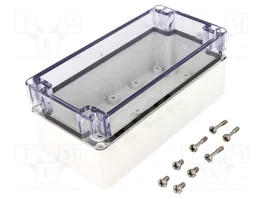 FIBOX EURONORD Carcasa Universal de Policarbonato Gris