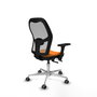 PIQUERAS Y CRESPO Silla de oficina Jorquera Naranja y Gris