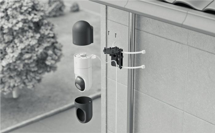 Ubiquiti Soporte de Pared/Poste para Cámara G3/G5 Flex, Policarbonato/Caucho, IPX4, Paquete de 3