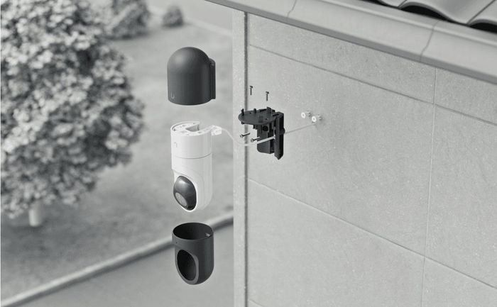 Ubiquiti Soporte de Pared/Poste para Cámara G3/G5 Flex, Policarbonato/Caucho, IPX4, Paquete de 3