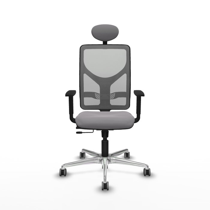 PIQUERAS Y CRESPO Silla de oficina Motilla Gris con Mecanismo Sincro/Traslack