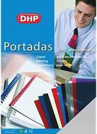 DHP Pack 50 portadas para encuadernación A4 negro 700 micras