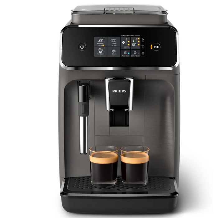 Philips Fully Automatic Coffee Machine Series 2200 EP2224/10, Cafetera Automática, Color Gris Oscuro