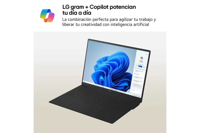 PortÁtil lg gram pro 16z90tr-e.ad88b intel core ultra 7-255h 32gb 1tb ssd geforce rtx 5050 16' win11 PortÁtil lg gram pro 16z90tr-e.ad88b intel core ultra 7-255h 32gb 1tb ssd geforce rtx 5050 16' win11