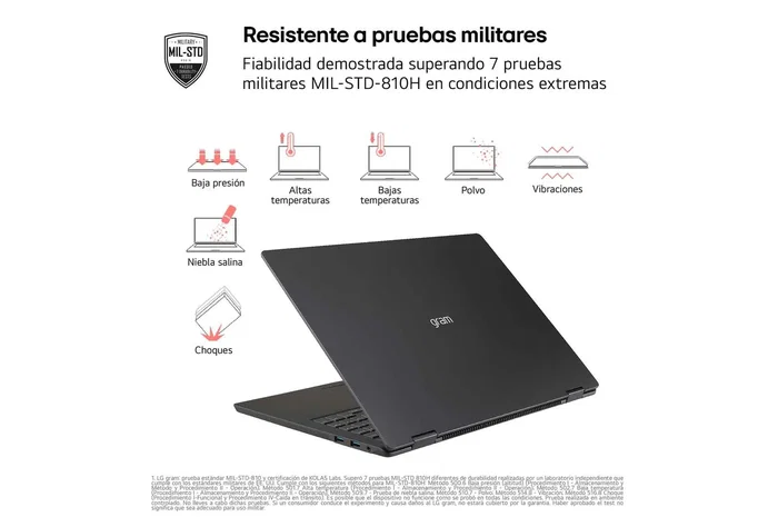 PortÁtil lg gram pro 16z90tr-e.ad88b intel core ultra 7-255h 32gb 1tb ssd geforce rtx 5050 16' win11 PortÁtil lg gram pro 16z90tr-e.ad88b intel core ultra 7-255h 32gb 1tb ssd geforce rtx 5050 16' win11